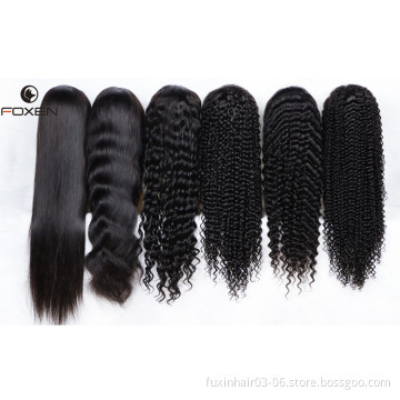 Wholesale 100% Raw Indian Cuticle Aligned Hair 150%  Pre Pluck 13x4 Transparent Frontal Swiss Lace Front Wig for Black Women